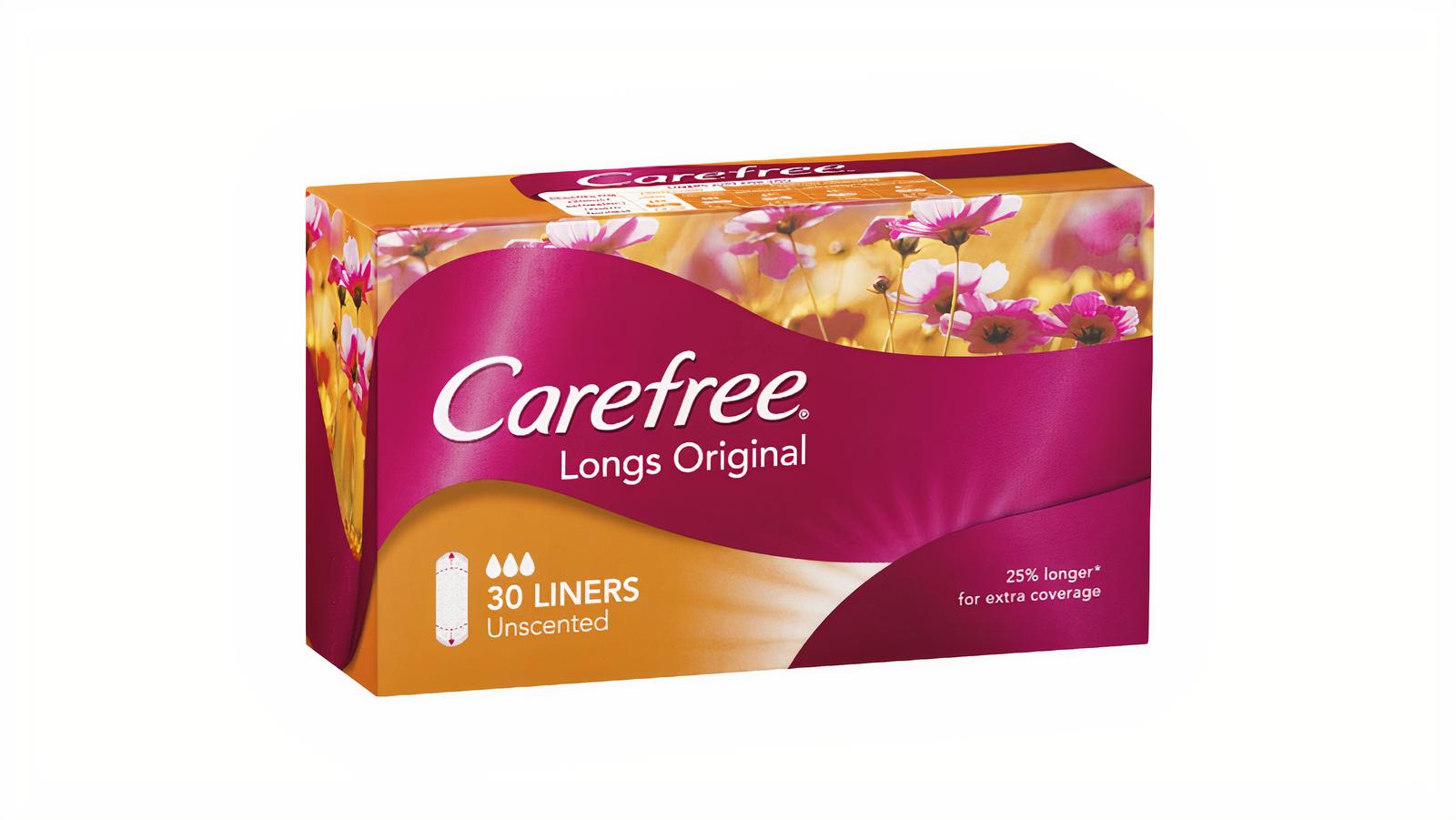 Carefree® Super Dry Long Panty Liners