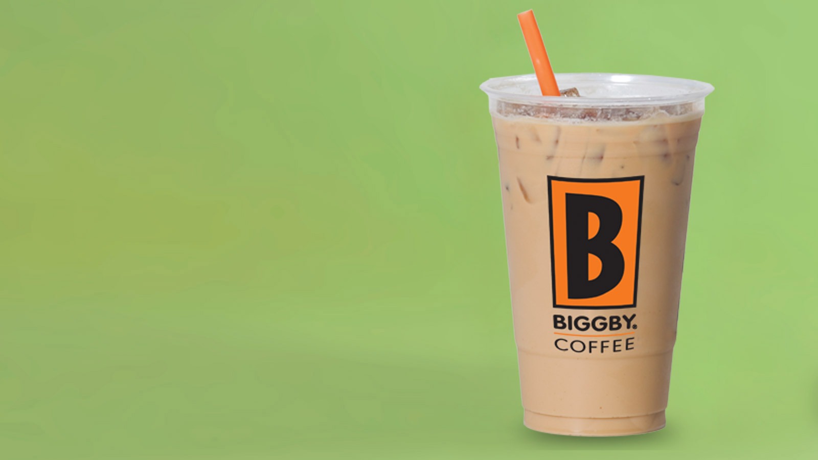 biggby iced coffee with caramel