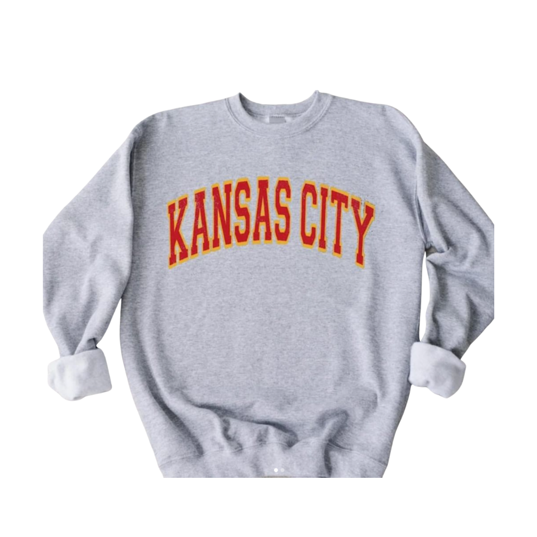 Kansas City Script Sweatshirt - Toddler - Carly Rae Studio