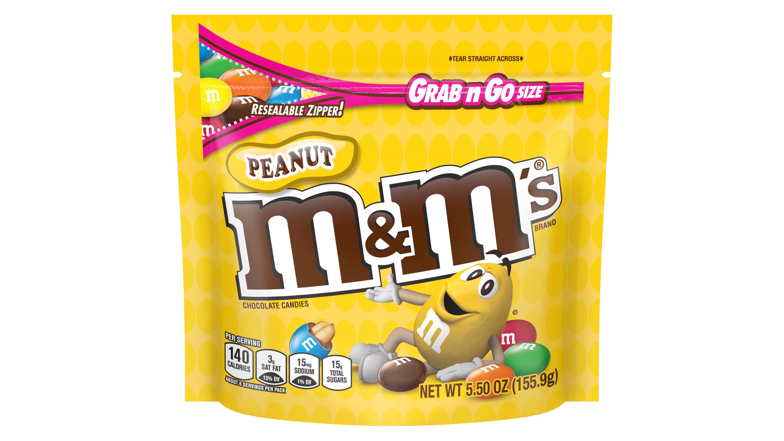 M&MS Peanut Chocolate Candy Grab & Go Size - 5.5 Oz - Safeway