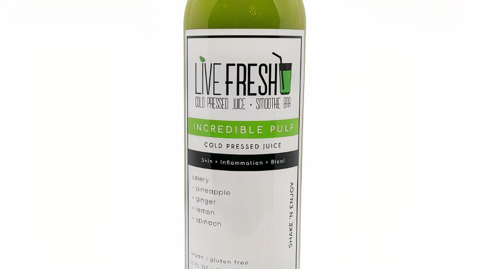 Live Fresh Cold Pressed Juice + Smoothie Bar Menu and Prices (Updated  January 2024) - DoorDash