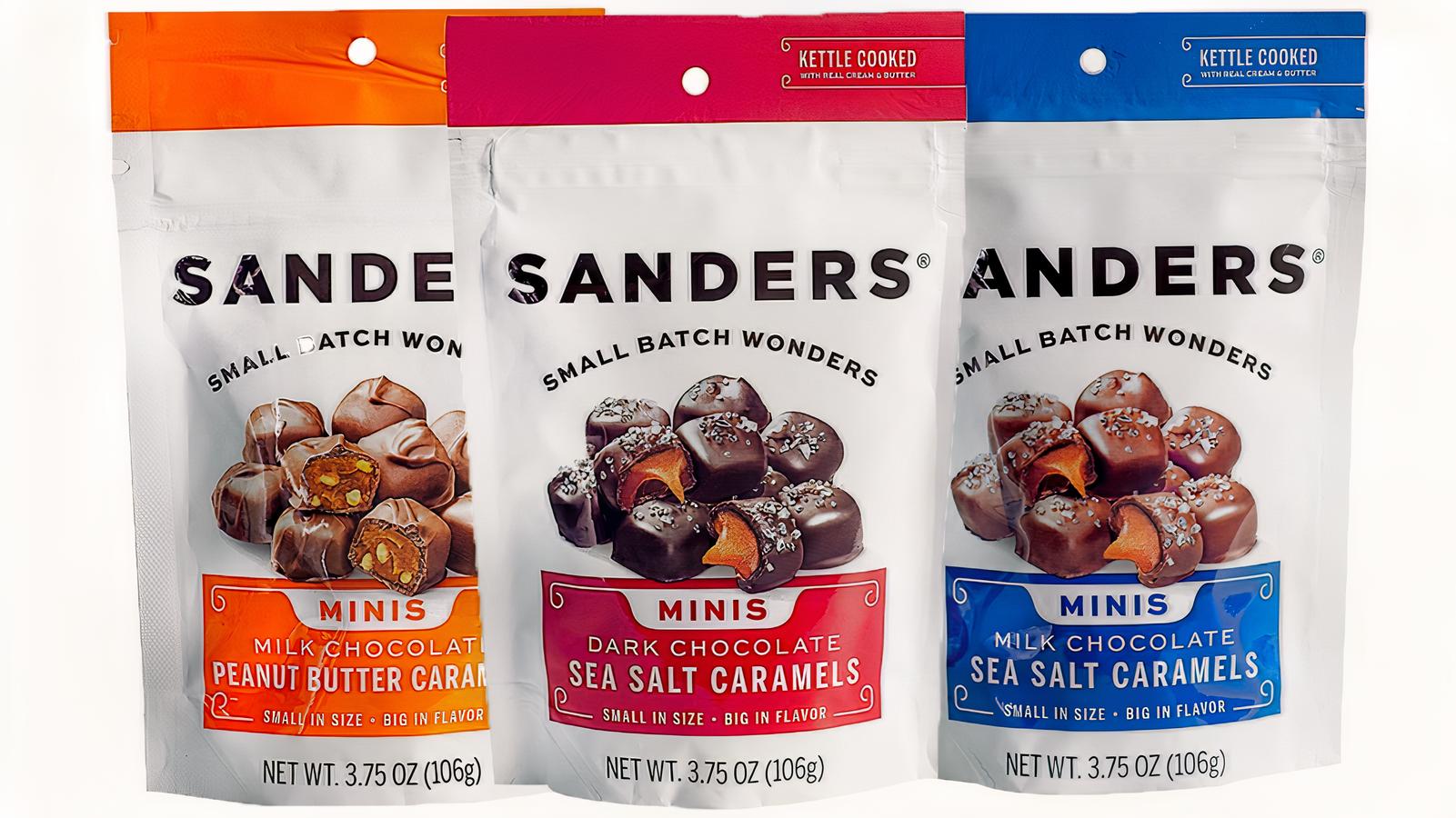 Sanders Milk Chocolate Sea Salt Caramel Mini Bites 3.75 oz