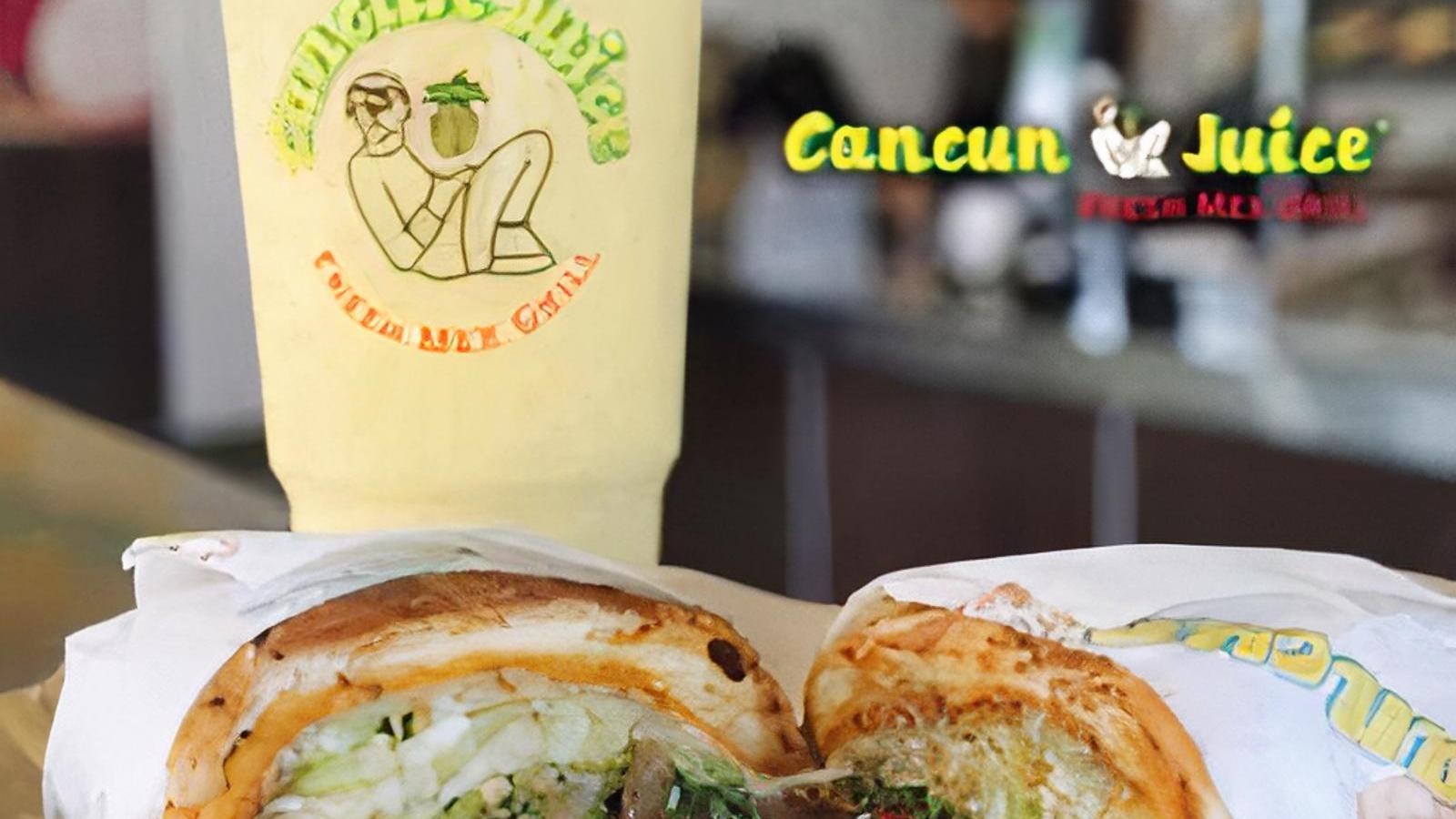 Cancun juice online menu