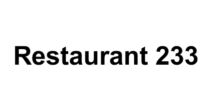 Restaurant 233 (Botany Rd)