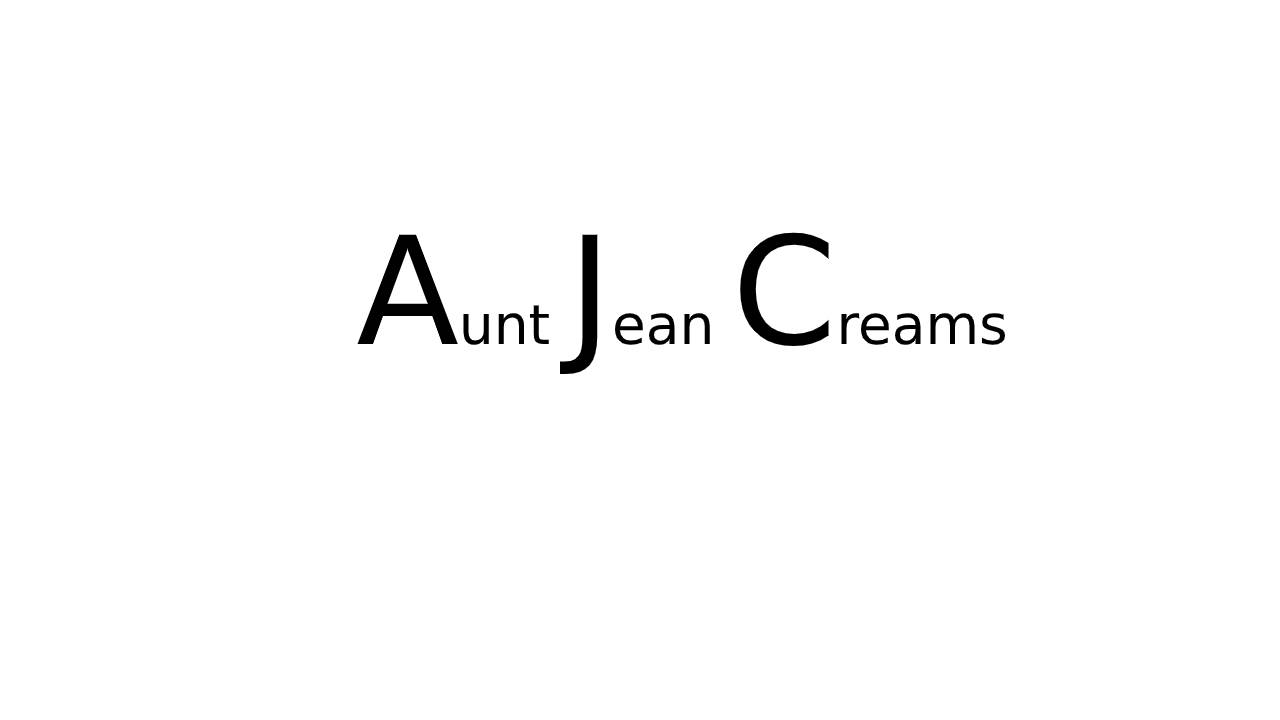 Aunt Jean Creams