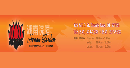 Hunan Garden Delivery In Grants Pass Delivery Menu Doordash