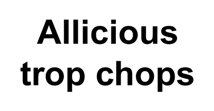 Allicious Trop Chops (5th St)