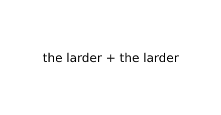 the larder + the delta